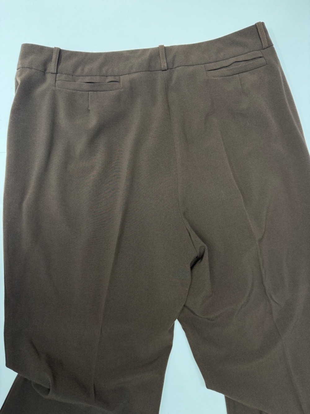 Larry Levine Brown Dress Pants - Classic Straight Fit - Picture 5 of 8